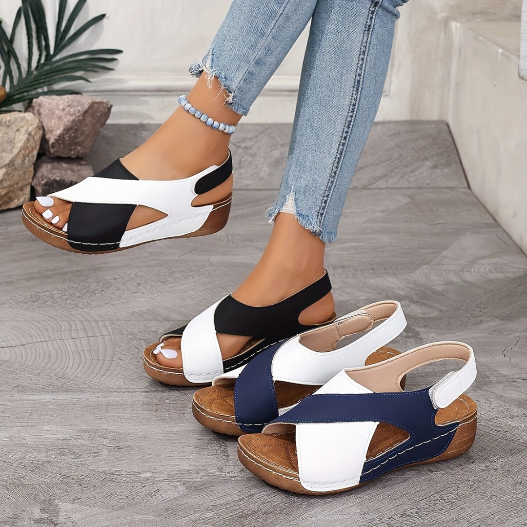 Nelly Designers | Color Wedge Orthopädische Sandalen für Frauen