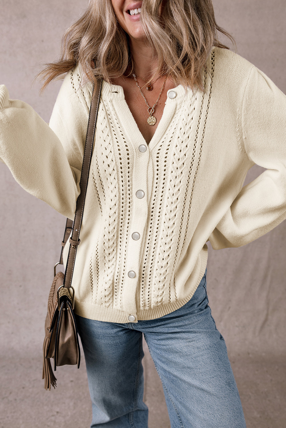 MW | Moderne und modische Winter-Strickjacke