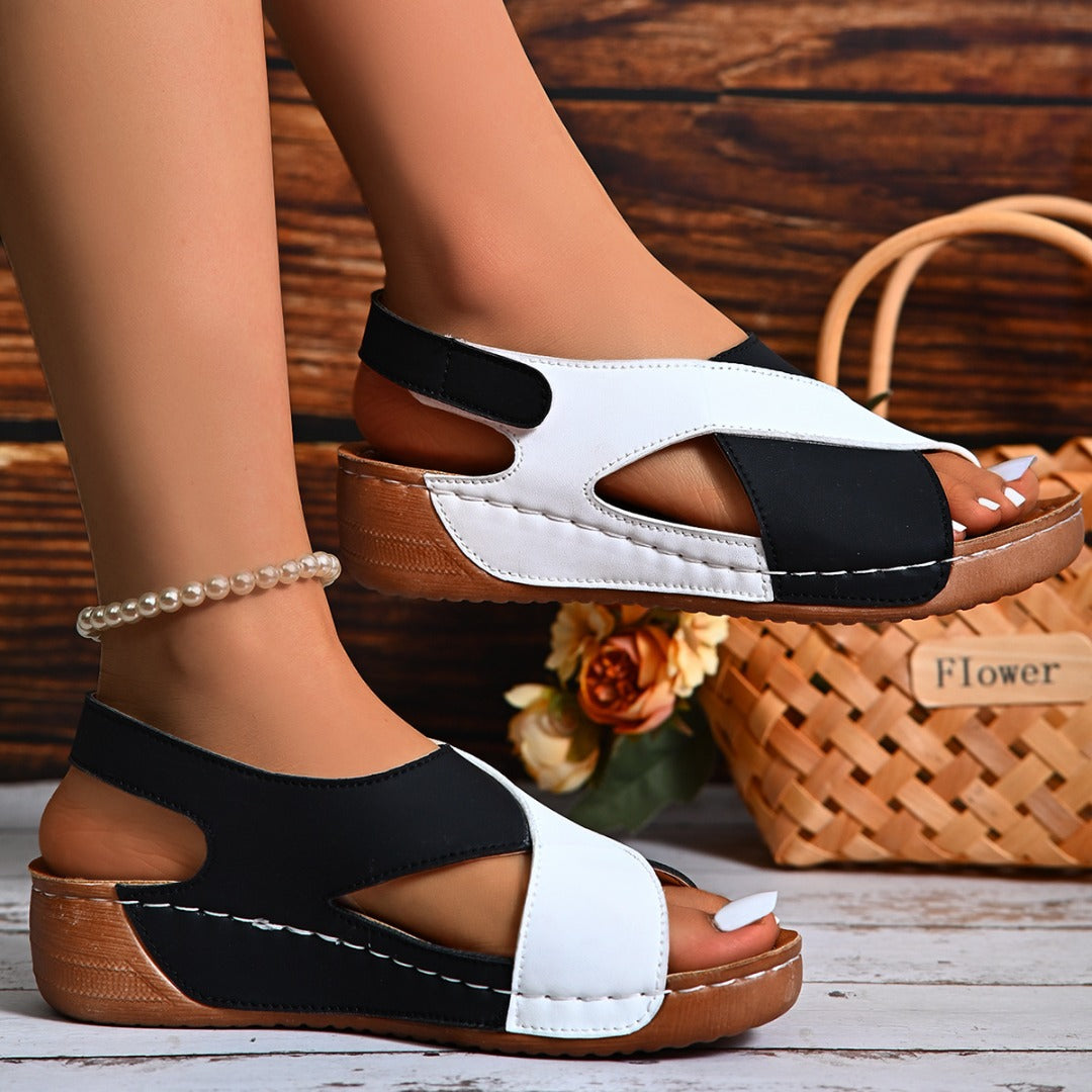 Nelly Designers | Color Wedge Orthopädische Sandalen für Frauen