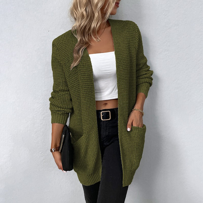 MW | Lässige und mühelose Winter-Strickjacke