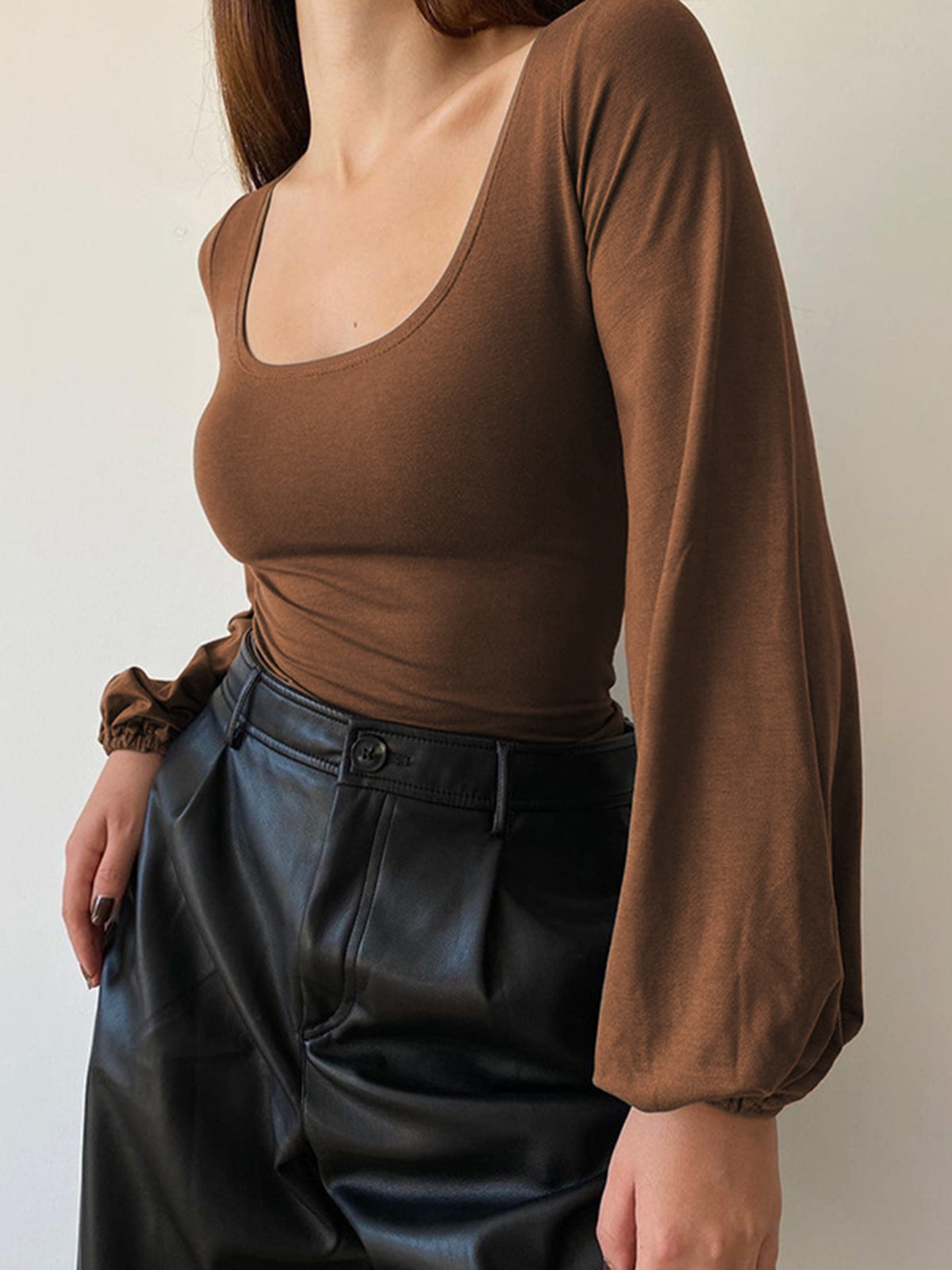 MW | Schlichte, modische Bluse für den Winter