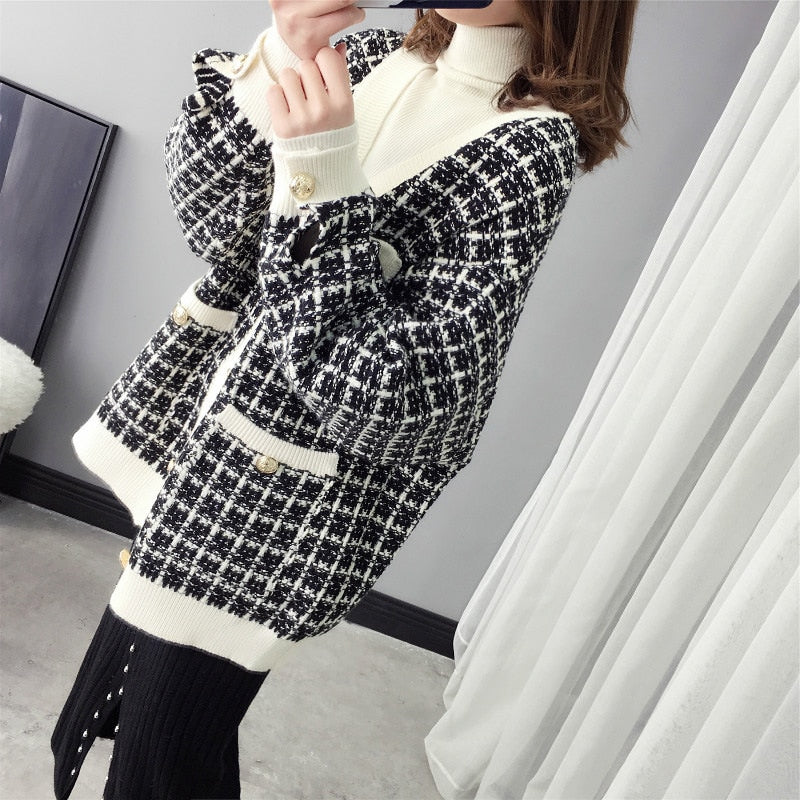 MW | Klassische und elegante Winter-Strickjacke