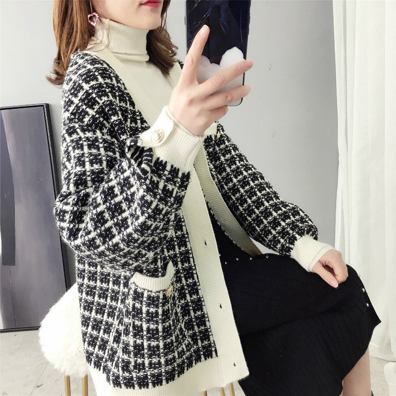 MW | Klassische und elegante Winter-Strickjacke