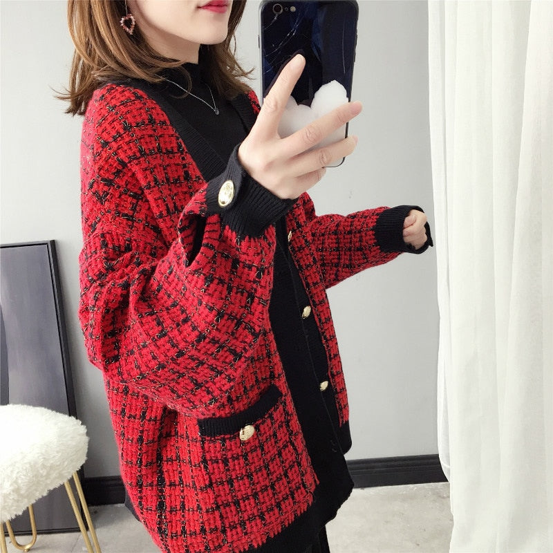 MW | Klassische und elegante Winter-Strickjacke