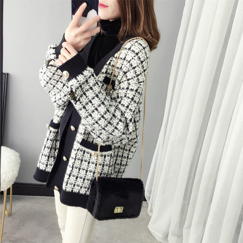 MW | Klassische und elegante Winter-Strickjacke