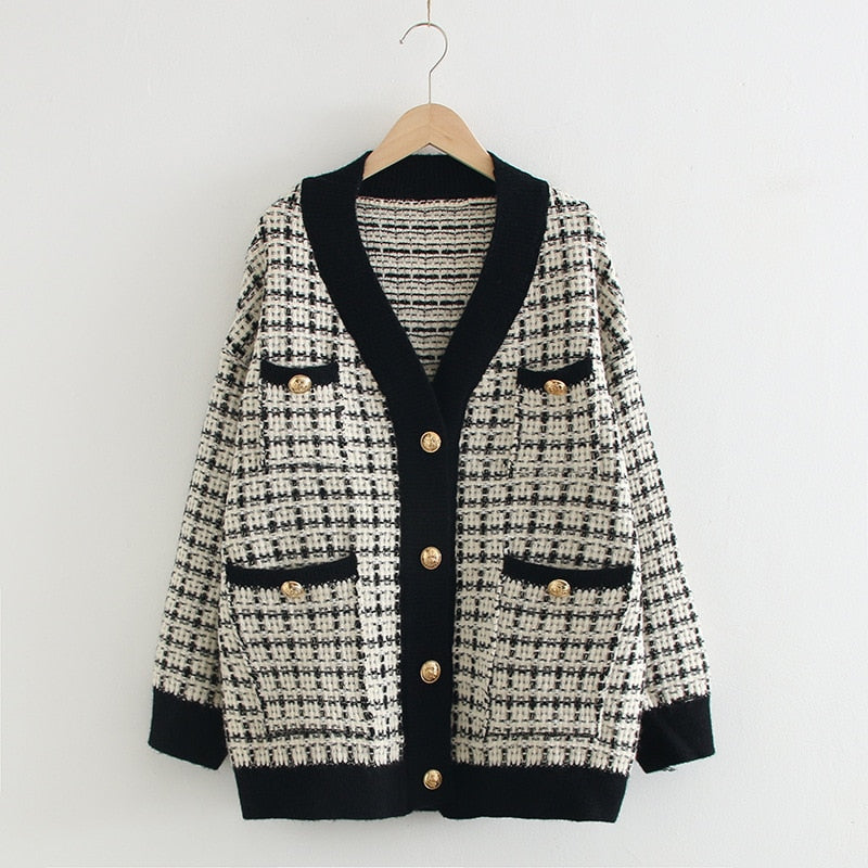 MW | Klassische und elegante Winter-Strickjacke
