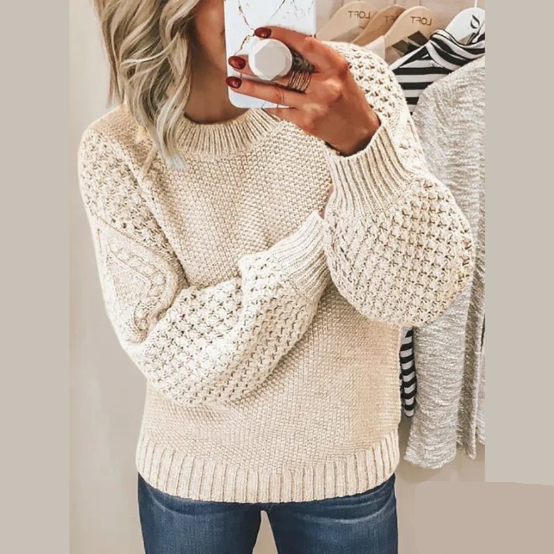 MW | Lässiger, müheloser Winterpullover