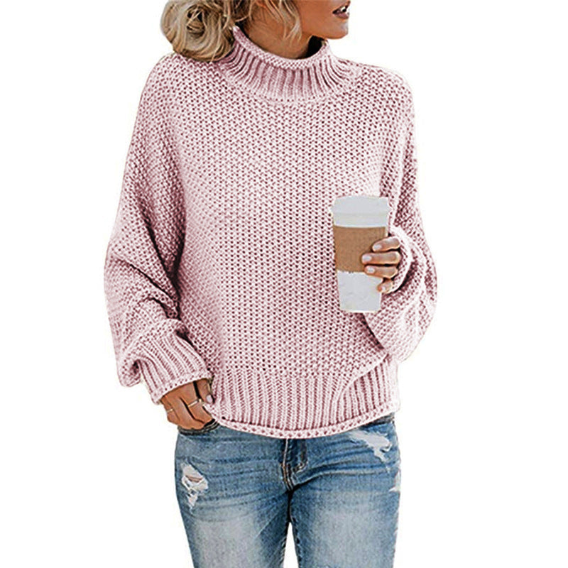 MW | Dicker Pullover mit hohem Halsausschnitt