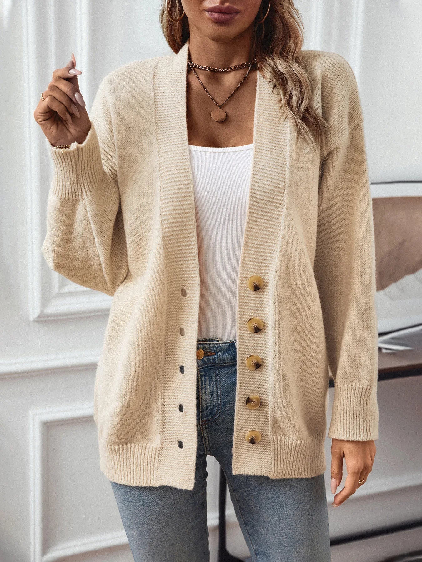 MW | Einfacher und stilvoller Winter-Cardigan