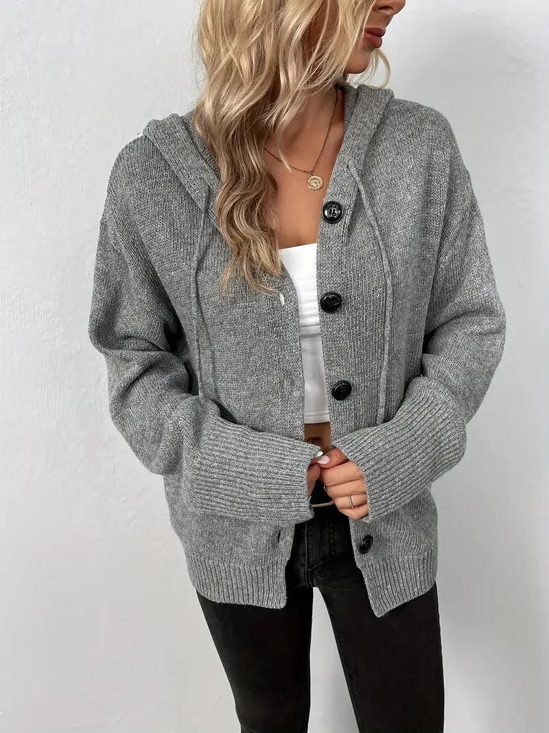 MW | Lässig und entspannt Winter Strickjacke