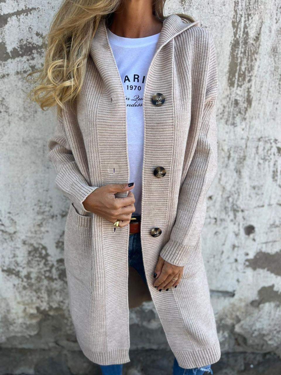 MW | Zeitlose und elegante Winter-Strickjacke