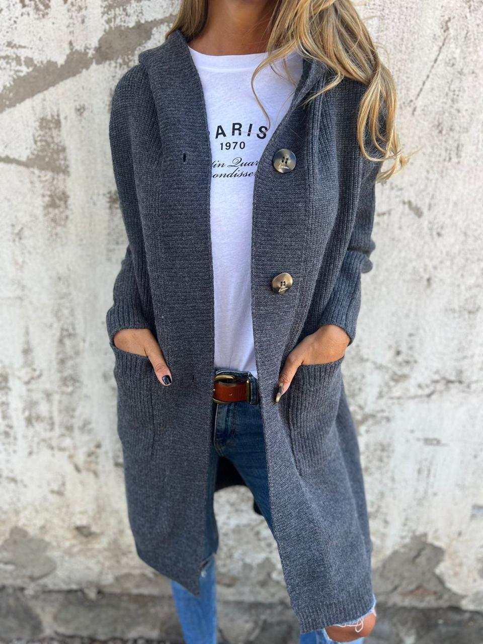 MW | Zeitlose und elegante Winter-Strickjacke
