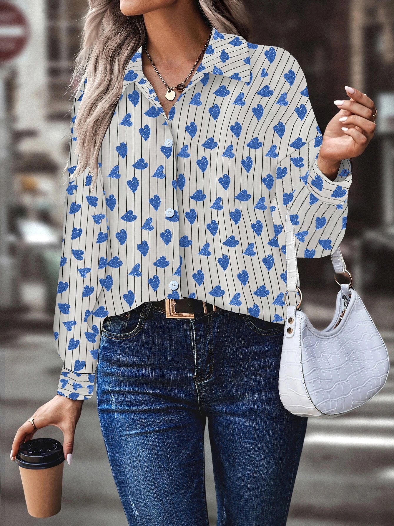 MW | Schicke, lockere Winterbluse
