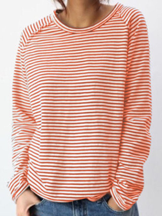 MW | Basic-Bluse mit langen Ärmeln aus Baumwolle in Weiß und Schwarz