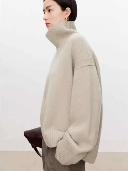 MW | MW – gemütlicher gestrickter Midi-Pullover