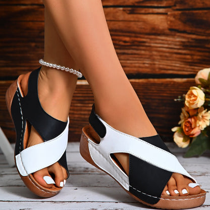 Nelly Designers | Color Wedge Orthopädische Sandalen für Frauen