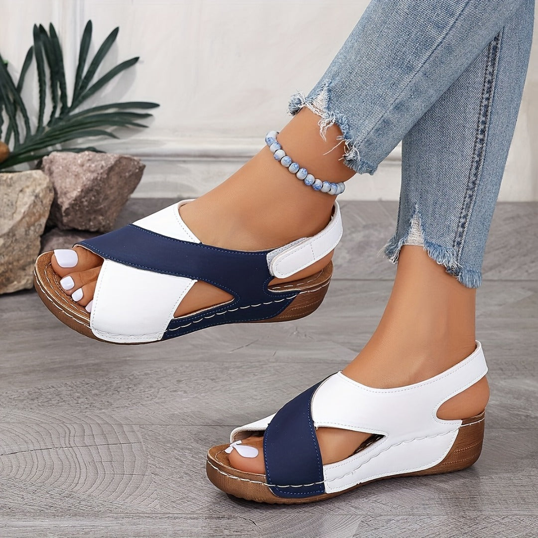 Nelly Designers | Color Wedge Orthopädische Sandalen für Frauen