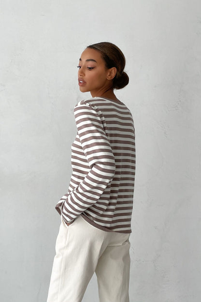 MW | Klassischer Streifen-Pullover