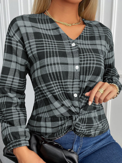 MW | Modische, lässige Winterbluse