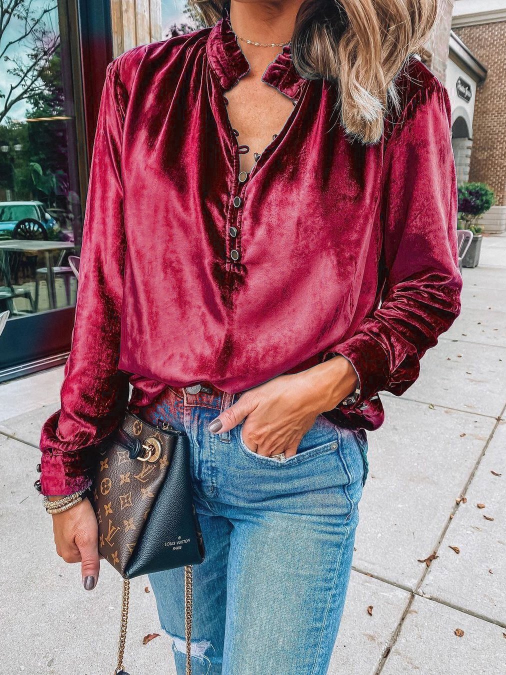 MW | Elegante und stilvolle Winterbluse